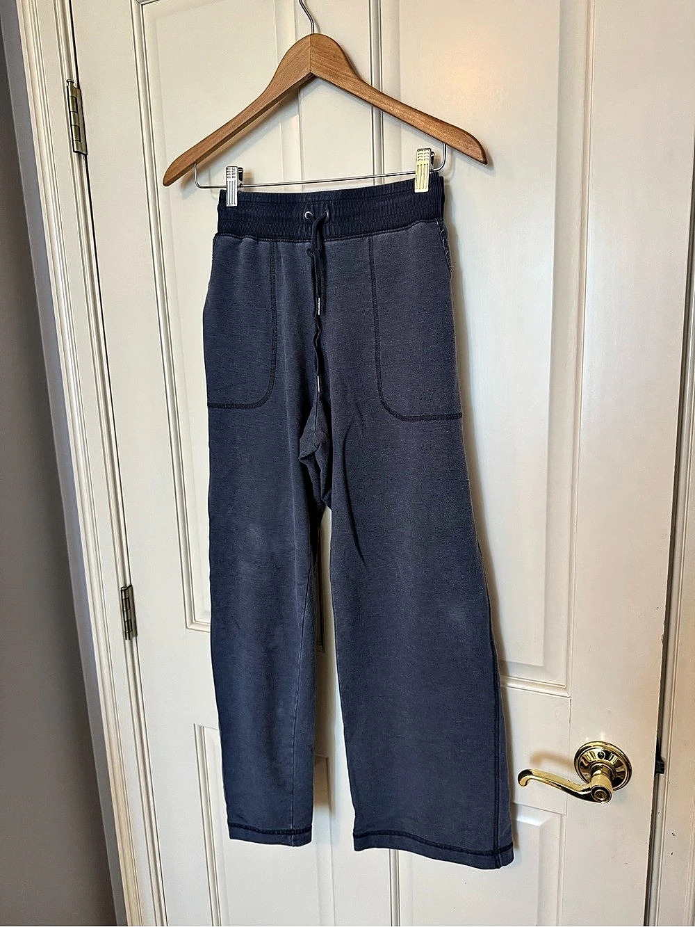 Splendid Wide Leg Pants in Navy Blue Size Medium